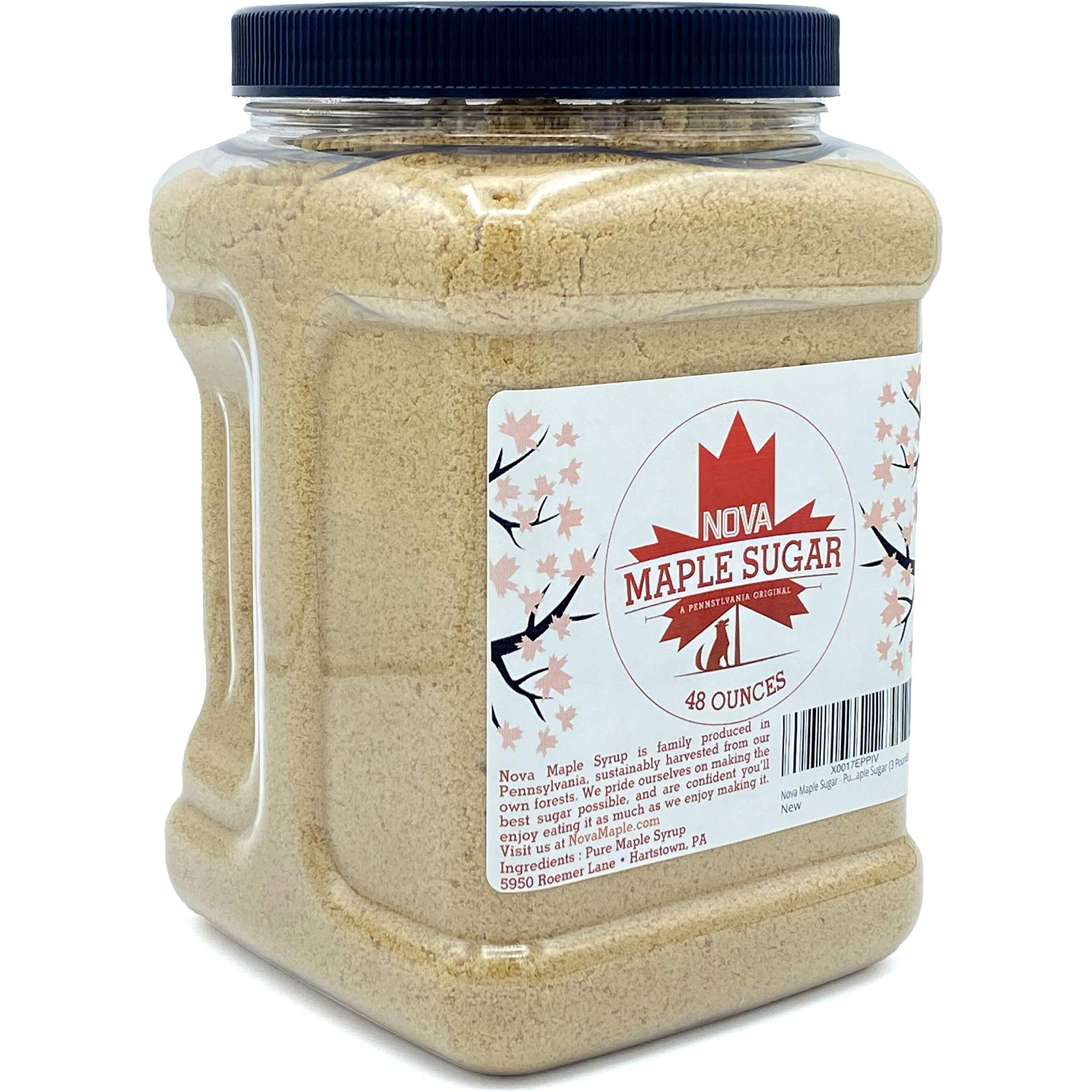 Nova Maple Sugar - Pure Grade-A Maple Sugar (3 Pounds)