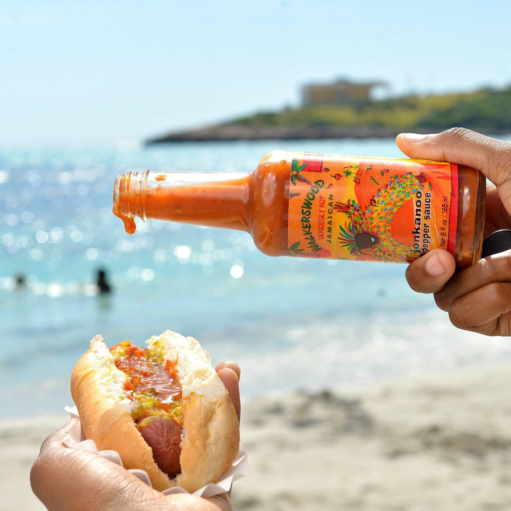 Walkerswood Hot & Savory Sauce Kit - 1 X 6Oz Fire Stick Sauce, 1 X 6Oz Hot Jonkanoo Pepper Sauce, 1 X 6Oz Zesty Caribbean One Stop Sauce, 1X 6Oz Las'Lick Jerk Sauce