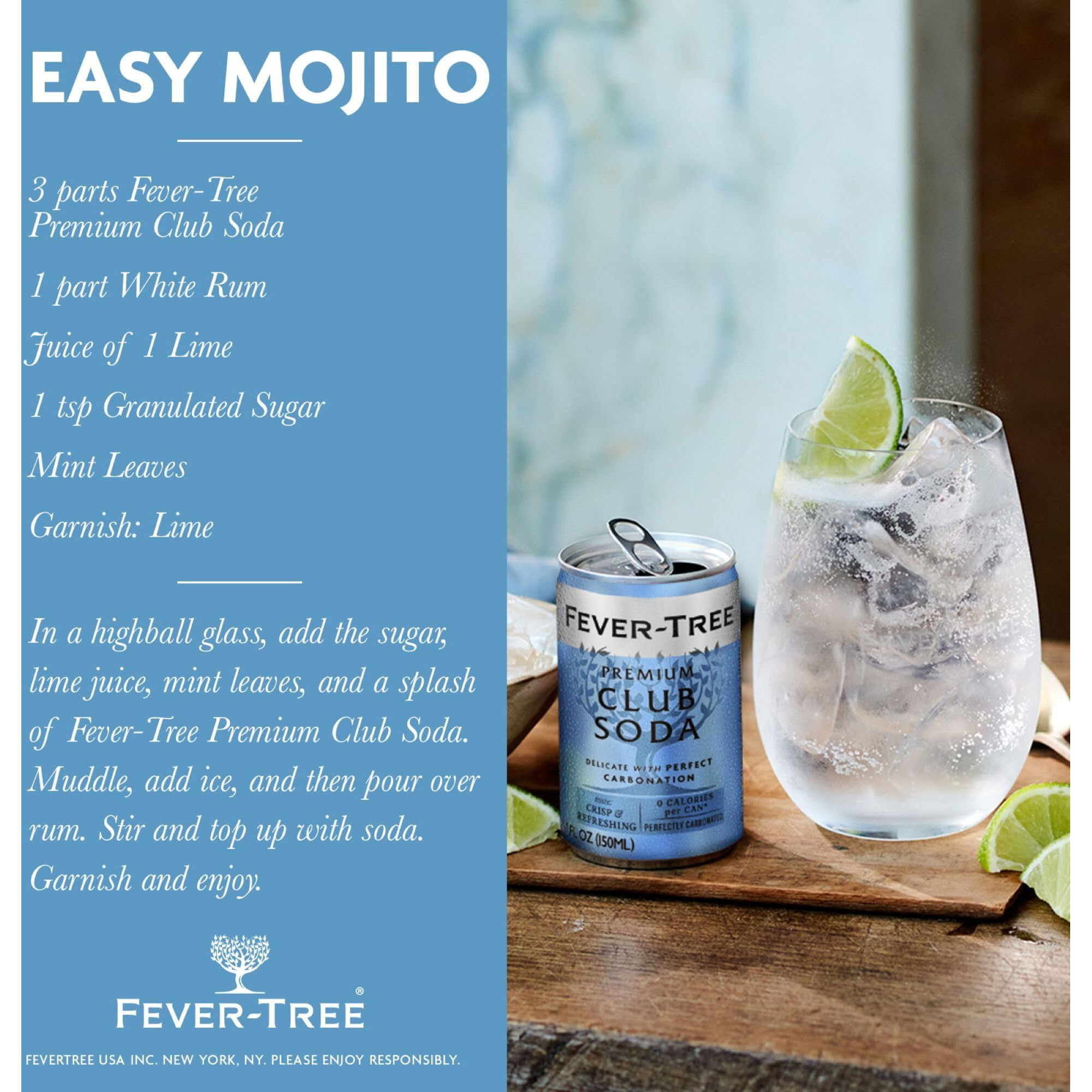 Fever Tree Club Soda Club Soda - Premium Quality Delicate With Perfect Carbonation - Refreshing Beverage For Cocktails & Mocktails. Naturally Sourced Ingredients, No Artificial Sweeteners Or Colors - 5.07 Fl Oz (Pack Of 24)(Packaging May Vary)