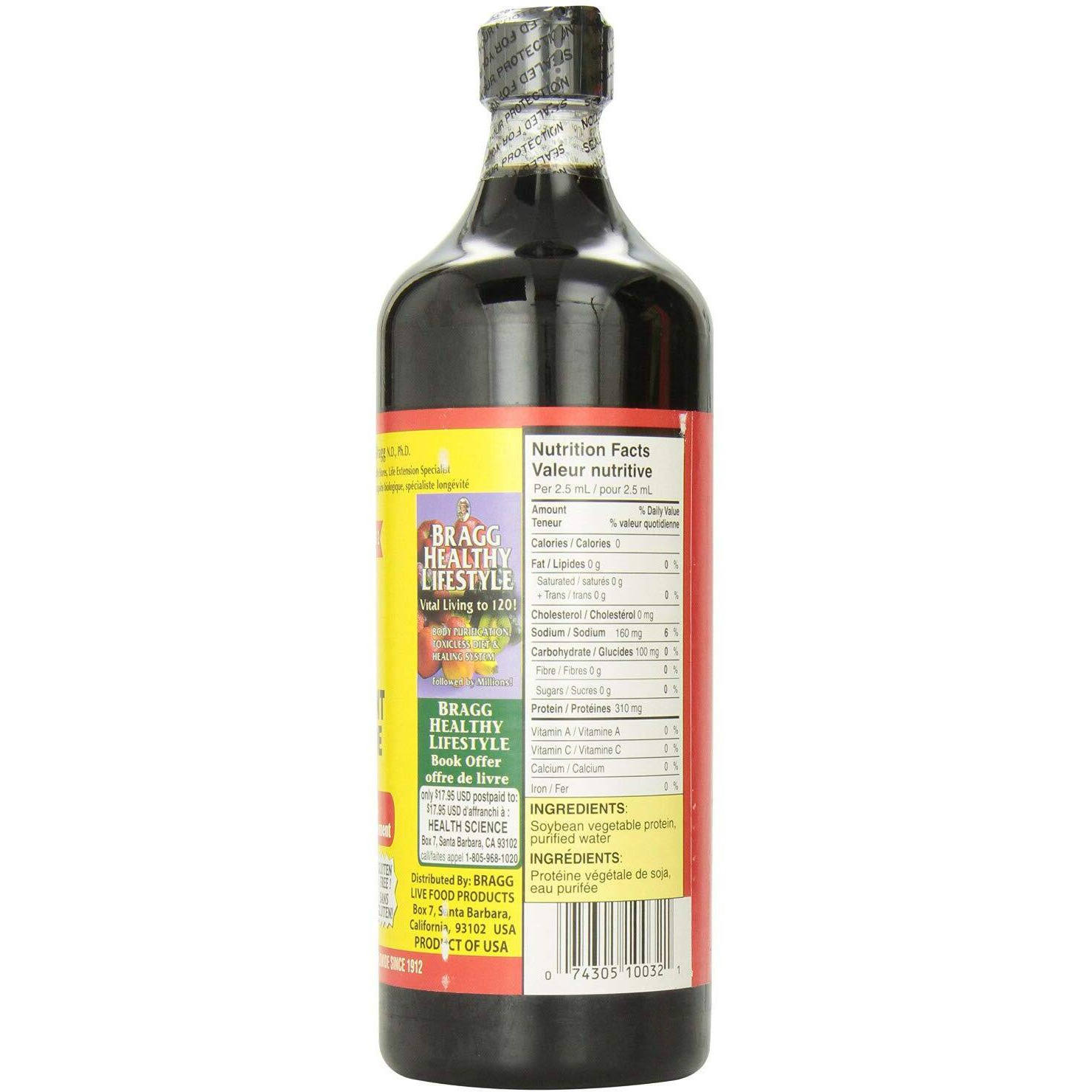 Bragg Liquid Aminos, All Purpose Seasoning, 32 Fl Oz
