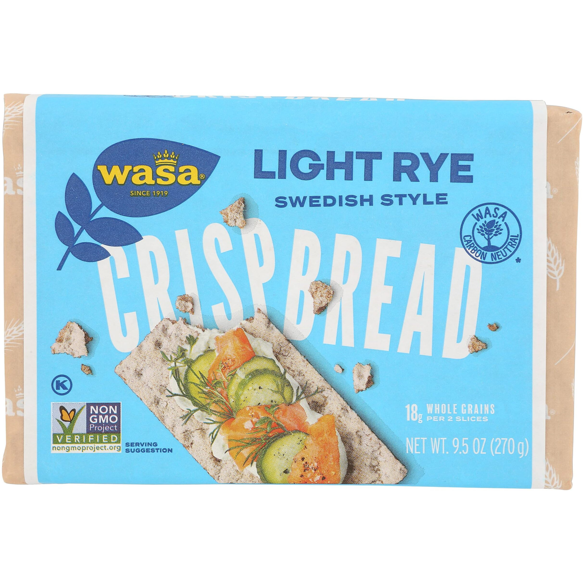 Wasa Light Rye Crispbread, 9.5 Ounce