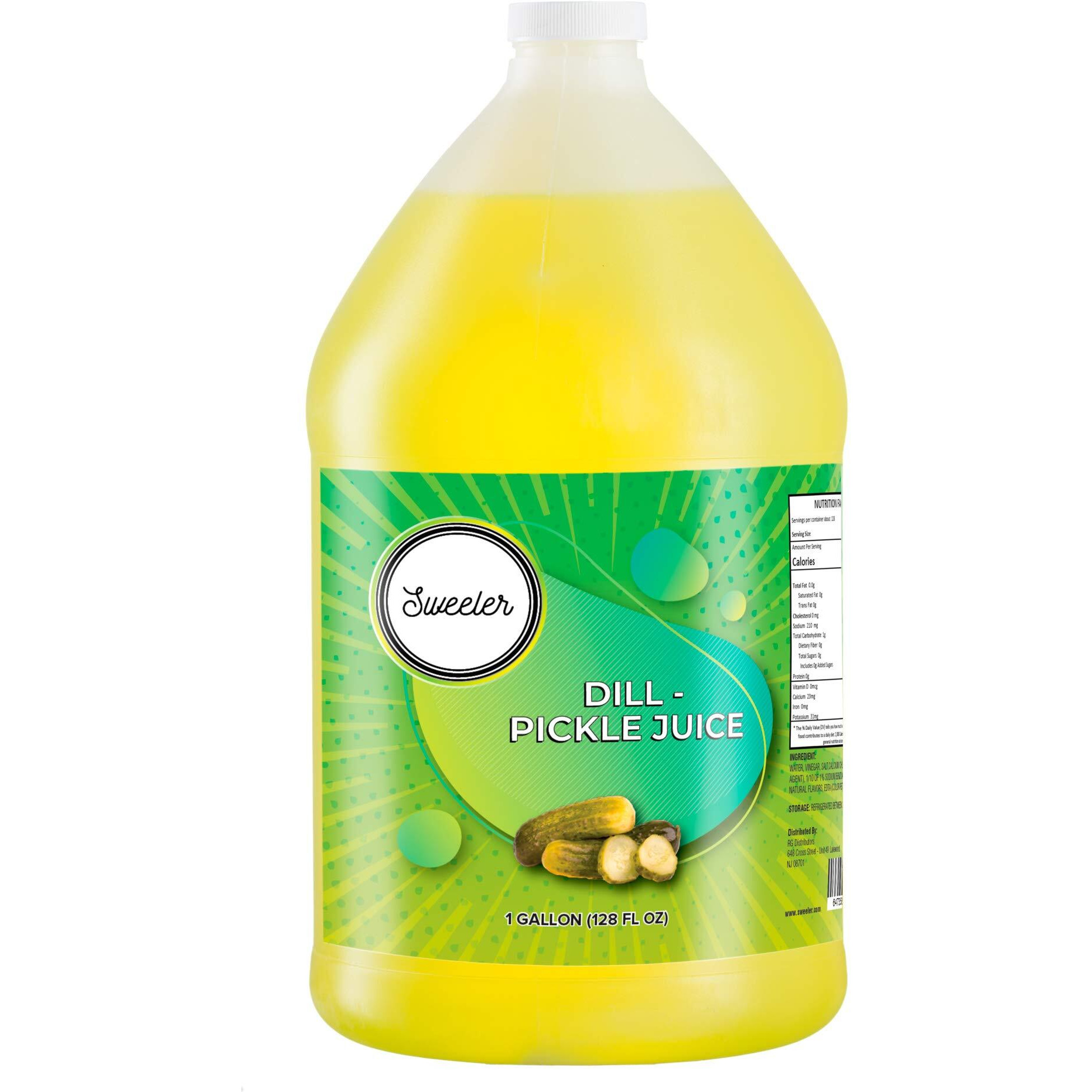 Sweeler, Dill Pickle Juice, For Leg And Muscle Cramps, 1 Gallon