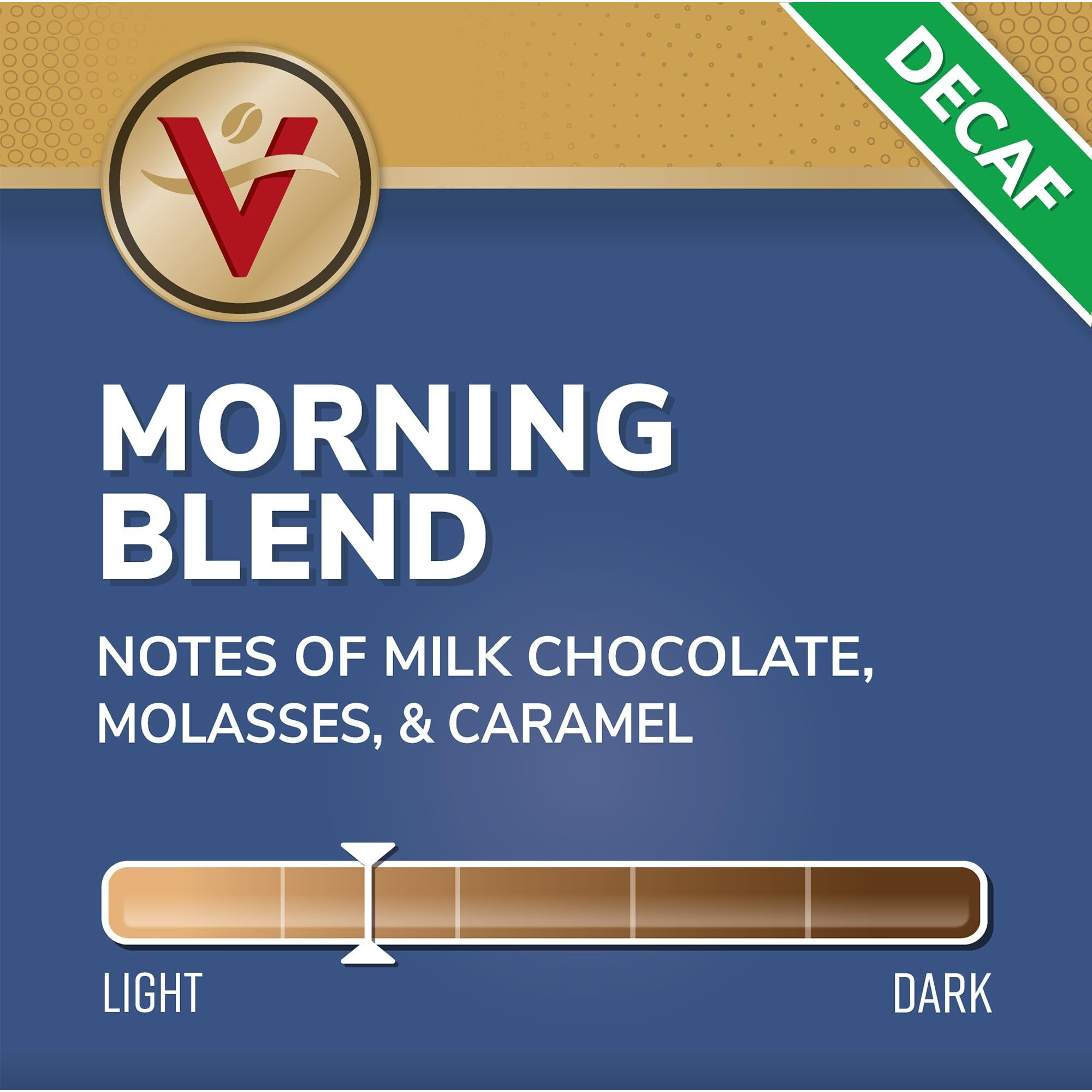 Victor Allen's Coffee Decaf Morning Blend, Light Roast, 42 Count, Single Serve Coffee Pods For Keurig K-Cup Brewers