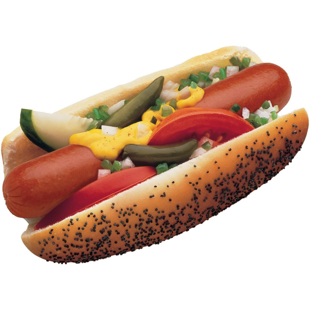 Vienna Chicago-Style Condiment Kit (1 Jar Yellow Mustard, 1 Jar Green Relish, 1 Jar Sport Peppers, 1 Jar Celery Salt)