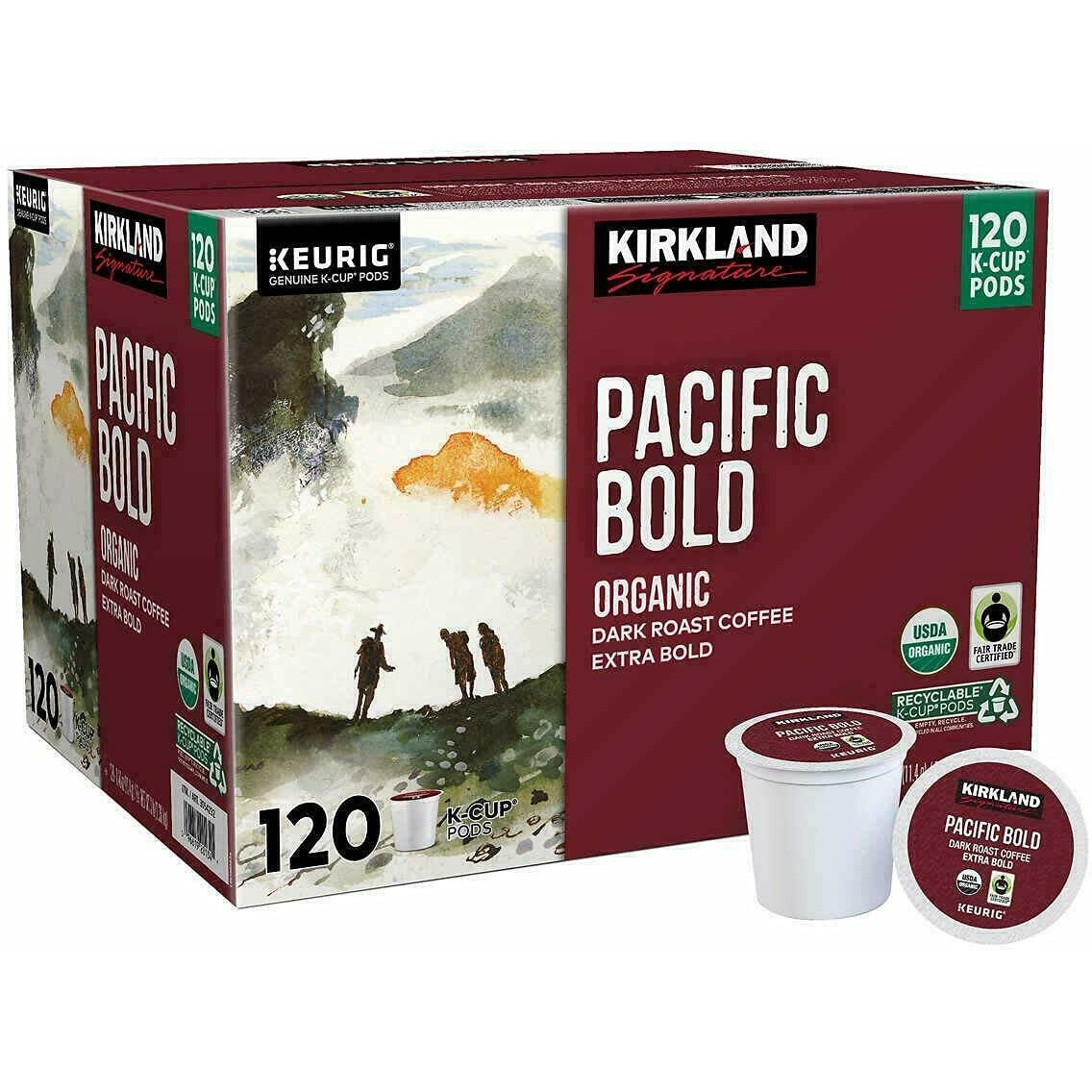 Kirkland Signature Pacific Bold K-Cup, 120 Count
