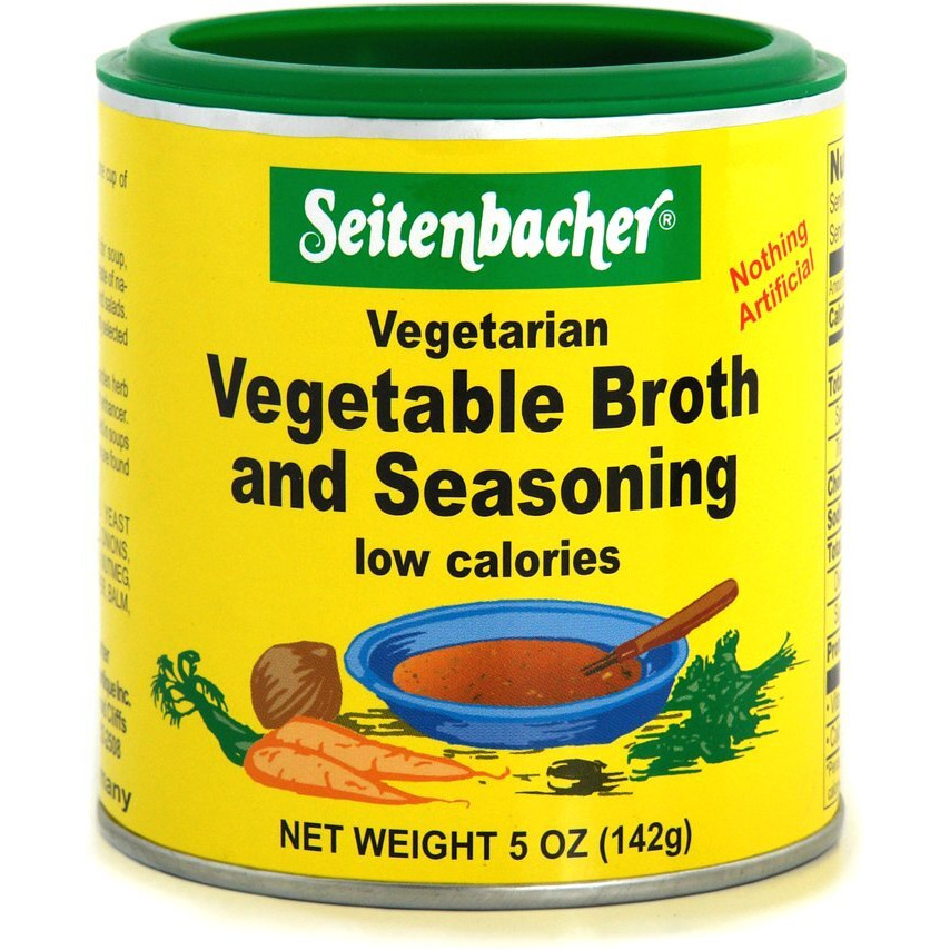 Seitenbacher Vegetable Broth And Seasoning - 5 Oz. Can