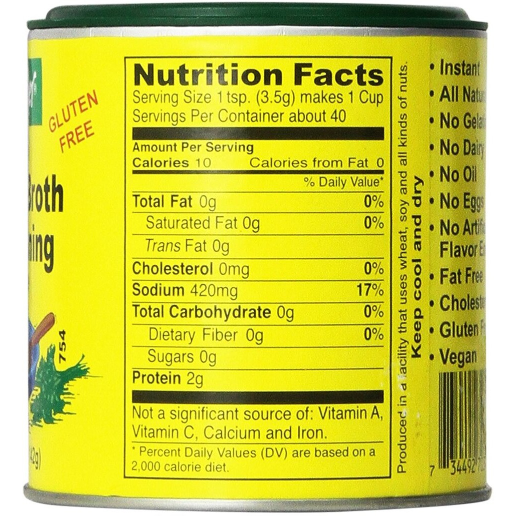 Seitenbacher Vegetable Broth And Seasoning - 5 Oz. Can
