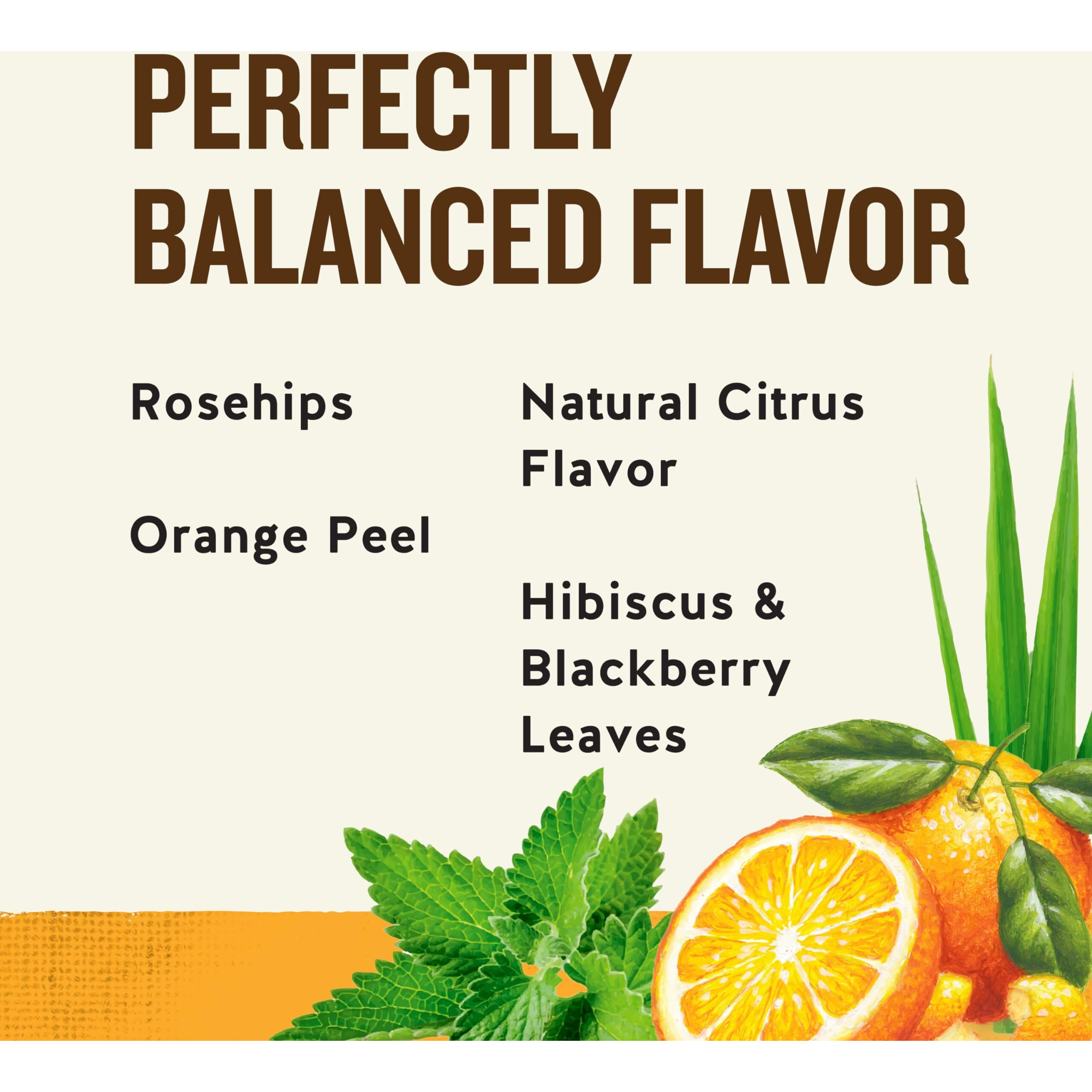 Celestial Seasonings Vitamin C Shine Herbal Tea, Caffeine Free, 20 Tea Bags Box, (Pack Of 6)