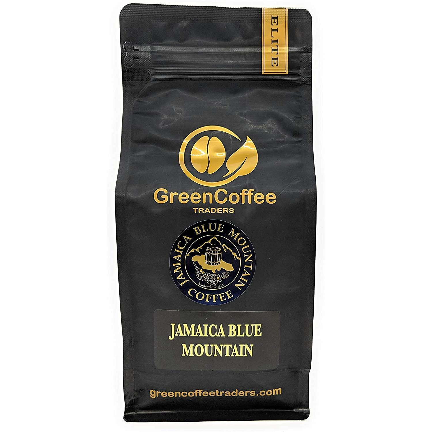Green Coffee Traders 1Lb. 100% Jamaica Jamaican Blue Mountain Roasted Coffee - City Roast, 1Lb Bag