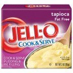 Jell-O, Cook & Serve, Tapioca Pudding & Pie Filling, 3Oz Box (Pack Of 4)