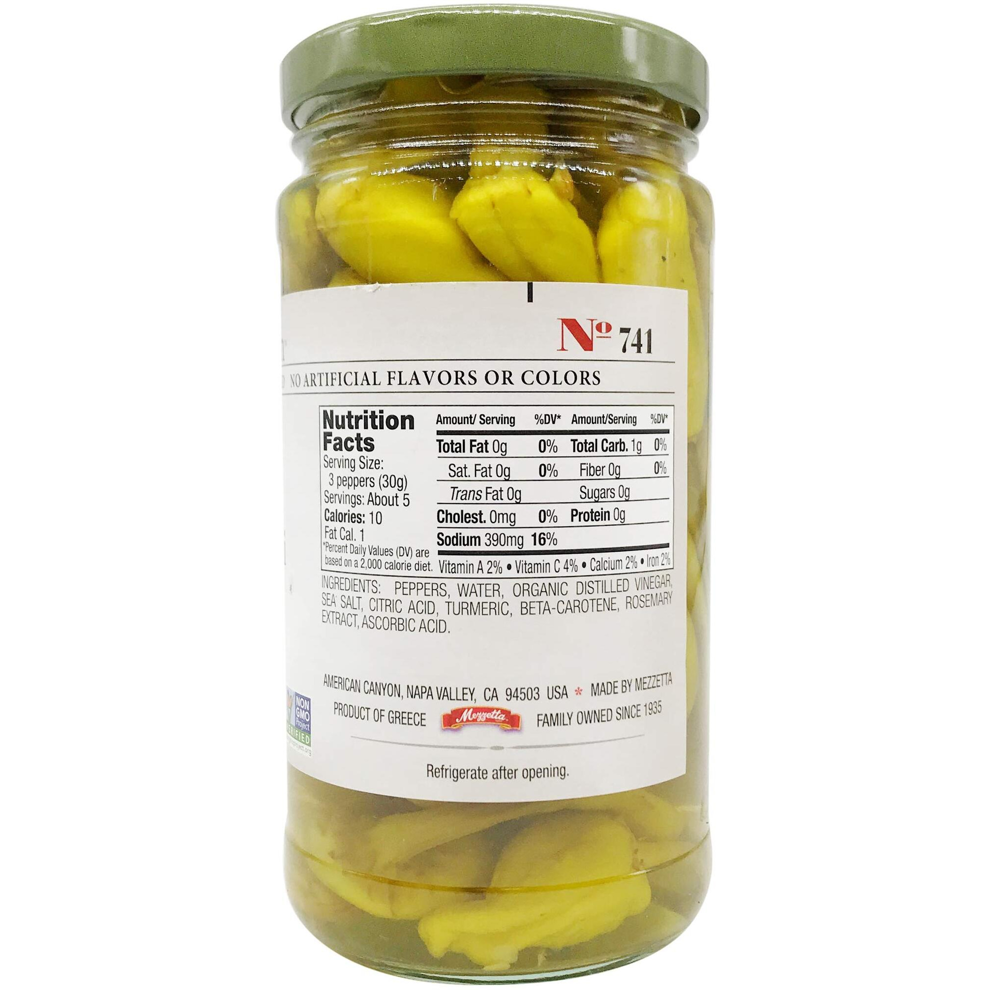 Jeff's Garden, Peperoncini Grrek Golden Whole, 12 Ounce