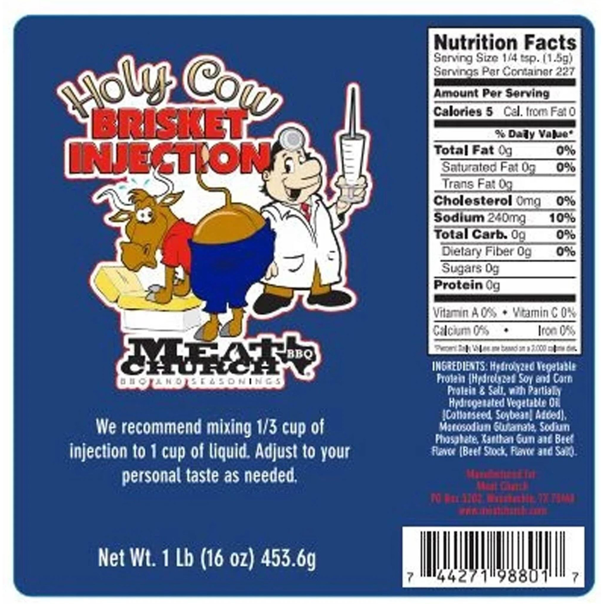 Meat Church Holy Cow 12 Oz. Bbq Rub