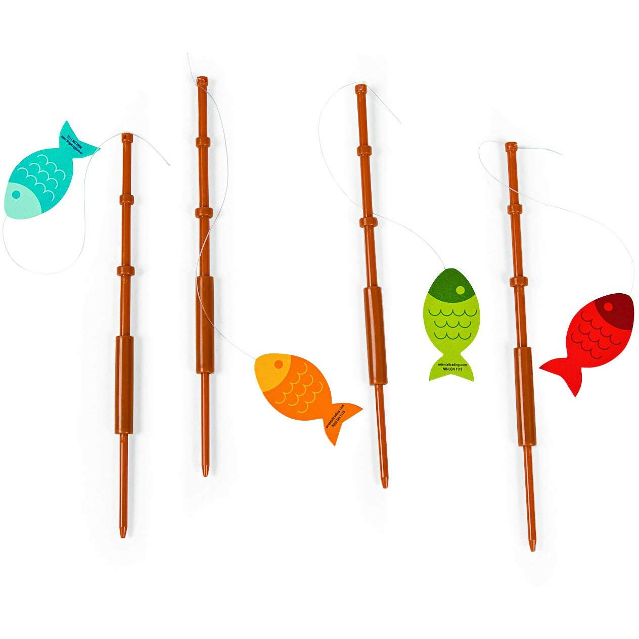 Little Fisherman Fishing Pole Picks (Set Of 25) Party Supplies