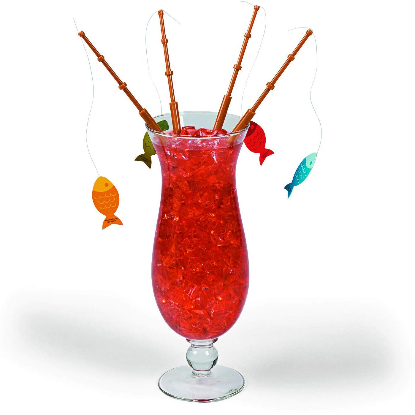 Little Fisherman Fishing Pole Picks (Set Of 25) Party Supplies