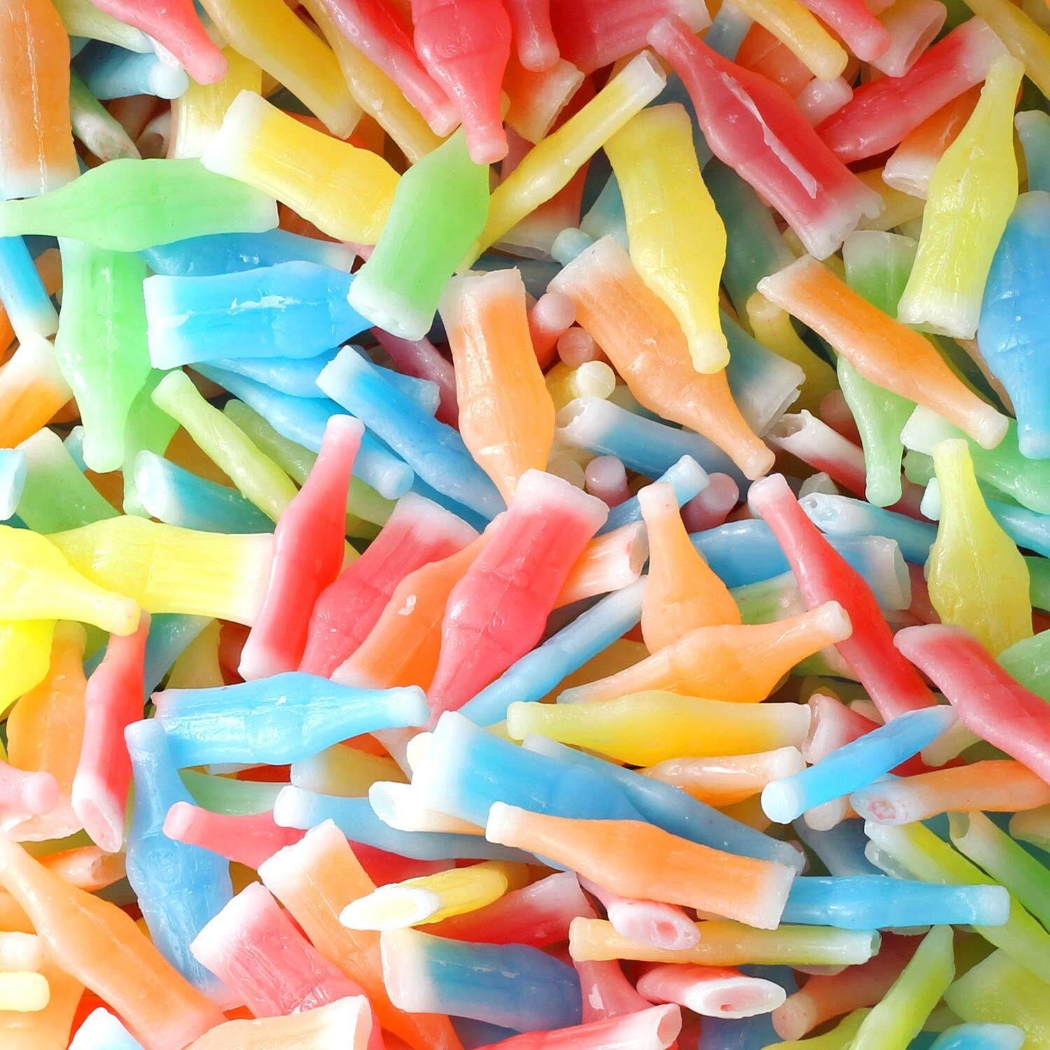 Wax Bottle Candy - 4 Pounds - Nik L Nip Wax Bottles Candy - 90S Candy Bulk - Candy Drinks - Old School Candy - Over 200 Pieces Of Nostalgic Candy