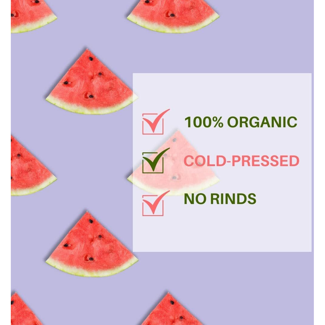 Wonder Melon Organic Watermelon Juice, Cold Pressed, (Variety 6 Pack) 3 Watermelon With Basil Cucumber & 3 Watermelon With Lemon Cayenne