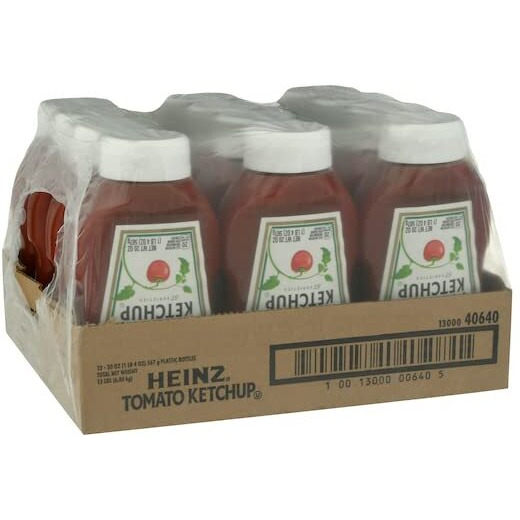Heinz Easy Squeeze Tomato Ketchup,20 Ounce Bottle (Pack Of 12)