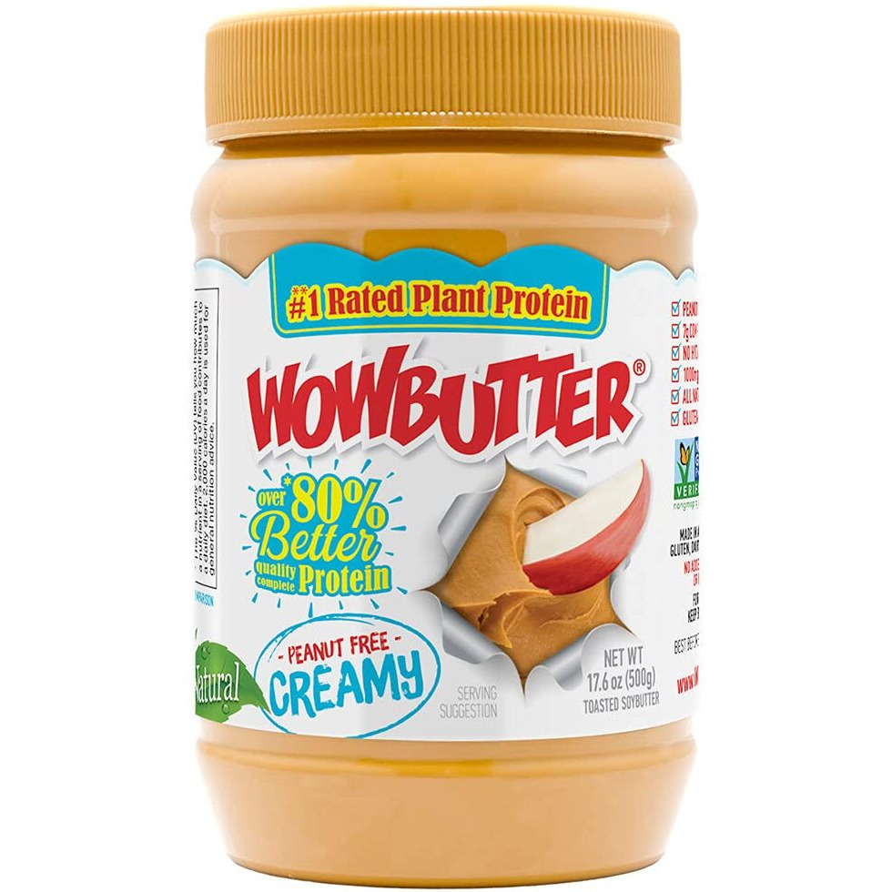 Wowbutter Natural Peanut Free Creamy 1.1Lb Jar