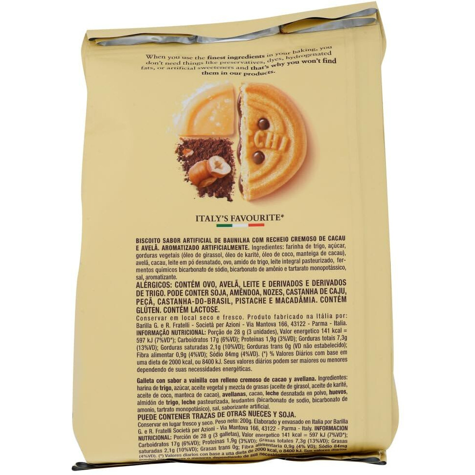 Mulino Bianco Hazelnut Cream Cookies Pack Of 3 Bag