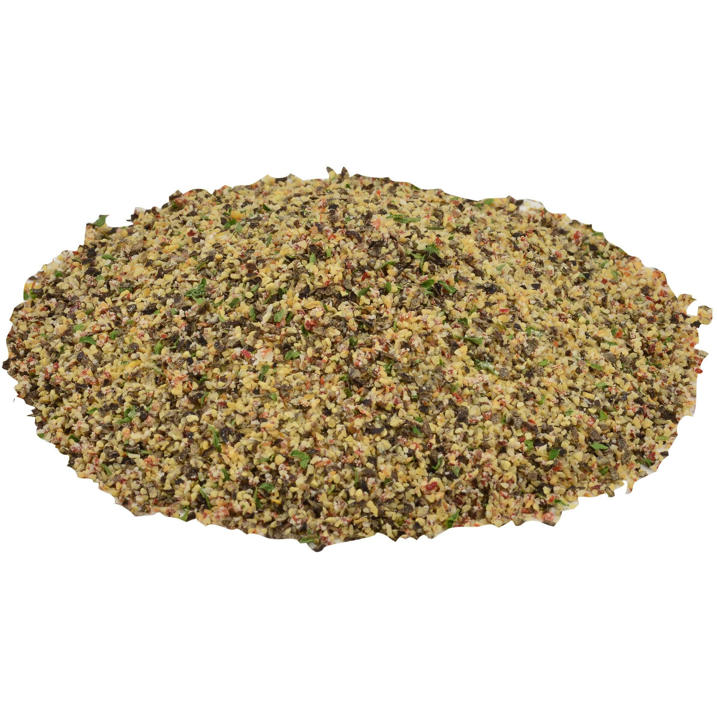 Lawry's Coarse Grind Garlic Pepper With Red Bell & Black Pepper, 22 Oz - One 22 Ounce Garlic Pepper Seasoning With Parsley, Great On Beef, Seafood, Salads And Vegetables