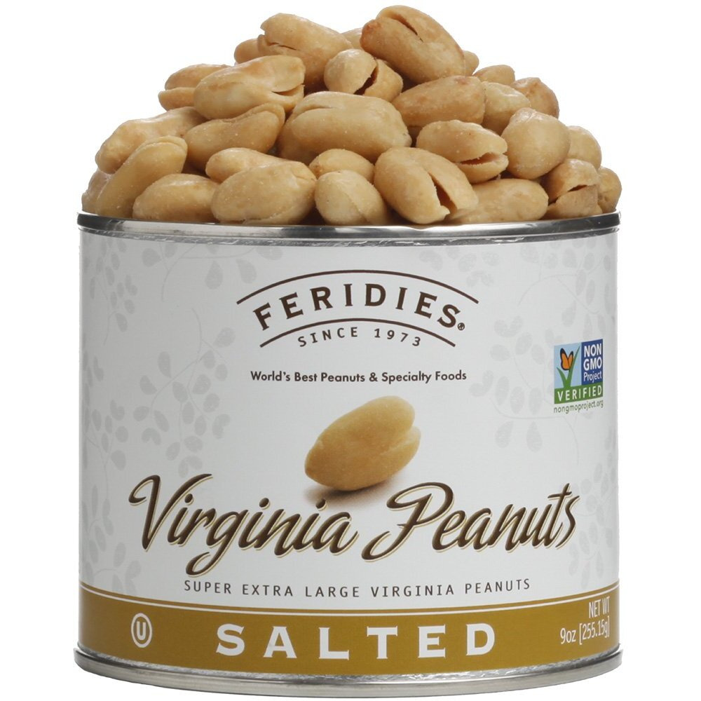 Feridies Super Extra Large Salted Virginia Peanuts 9 Oz Can