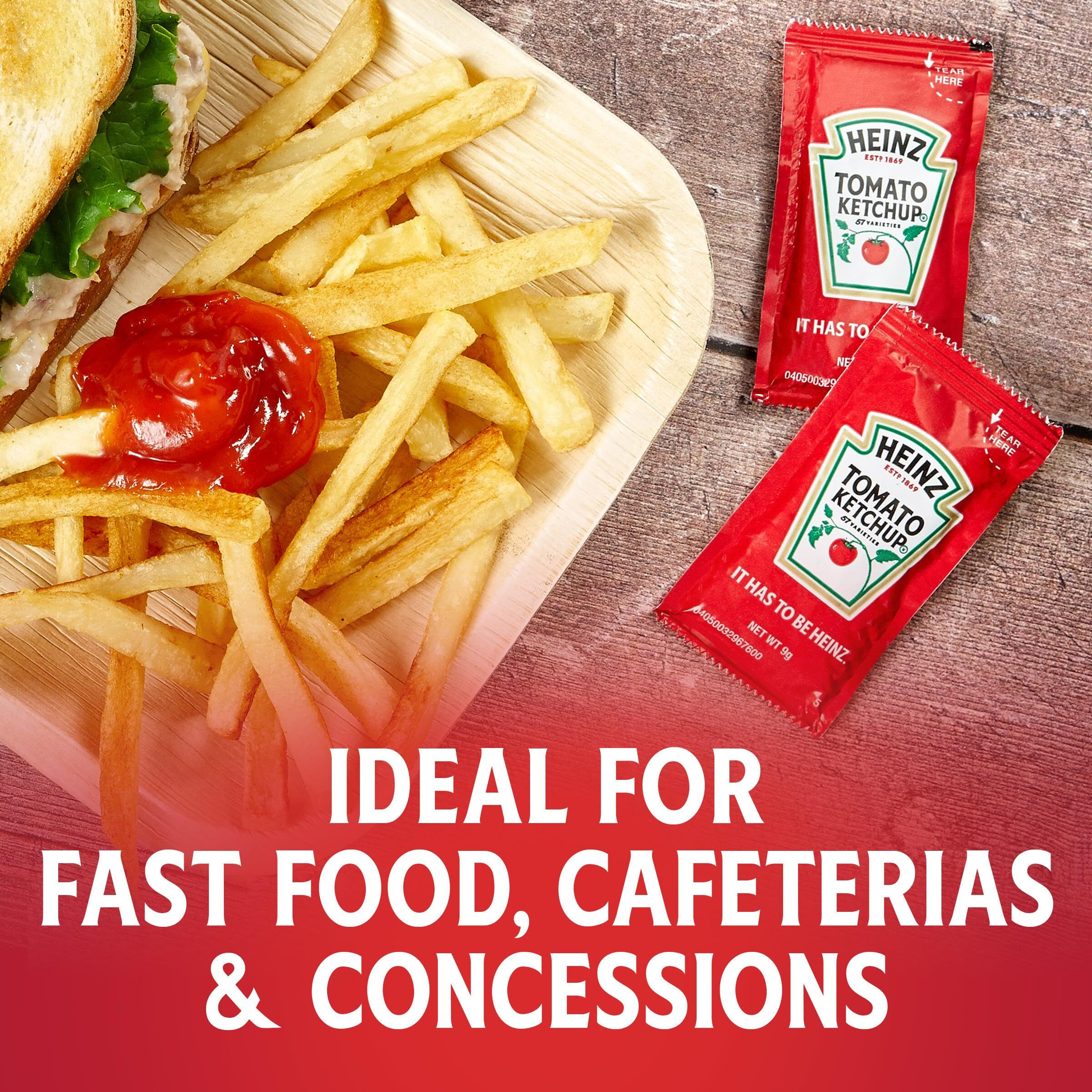 Heinz Tomato Ketchup Single Serve Packets (500 Ct Pack)