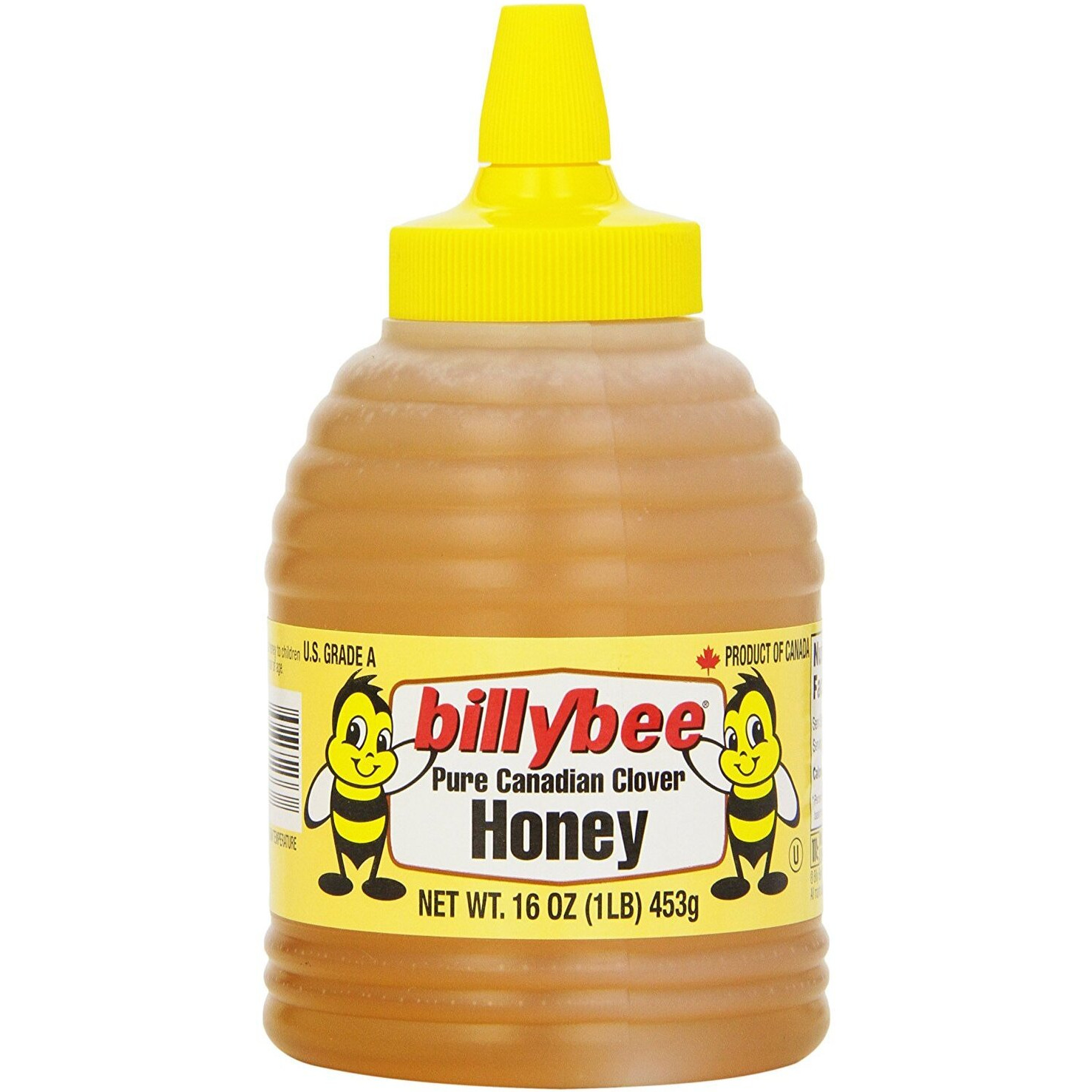 Billy Bee Pure Canadian Clover Honey, 16 Oz (Pack Of 6)