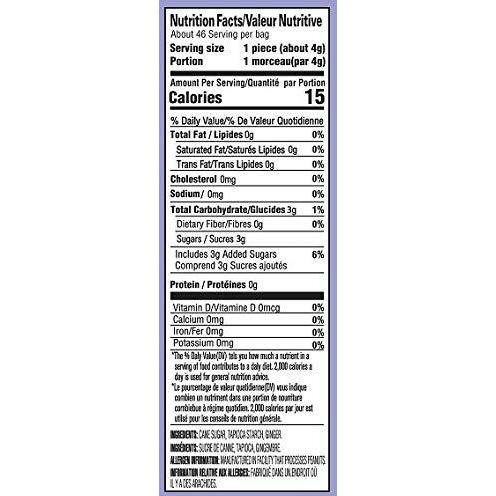 Gem Gem Ginger Candy Chewy Ginger Chews (Original, 6.5Oz, Pack Of 2)