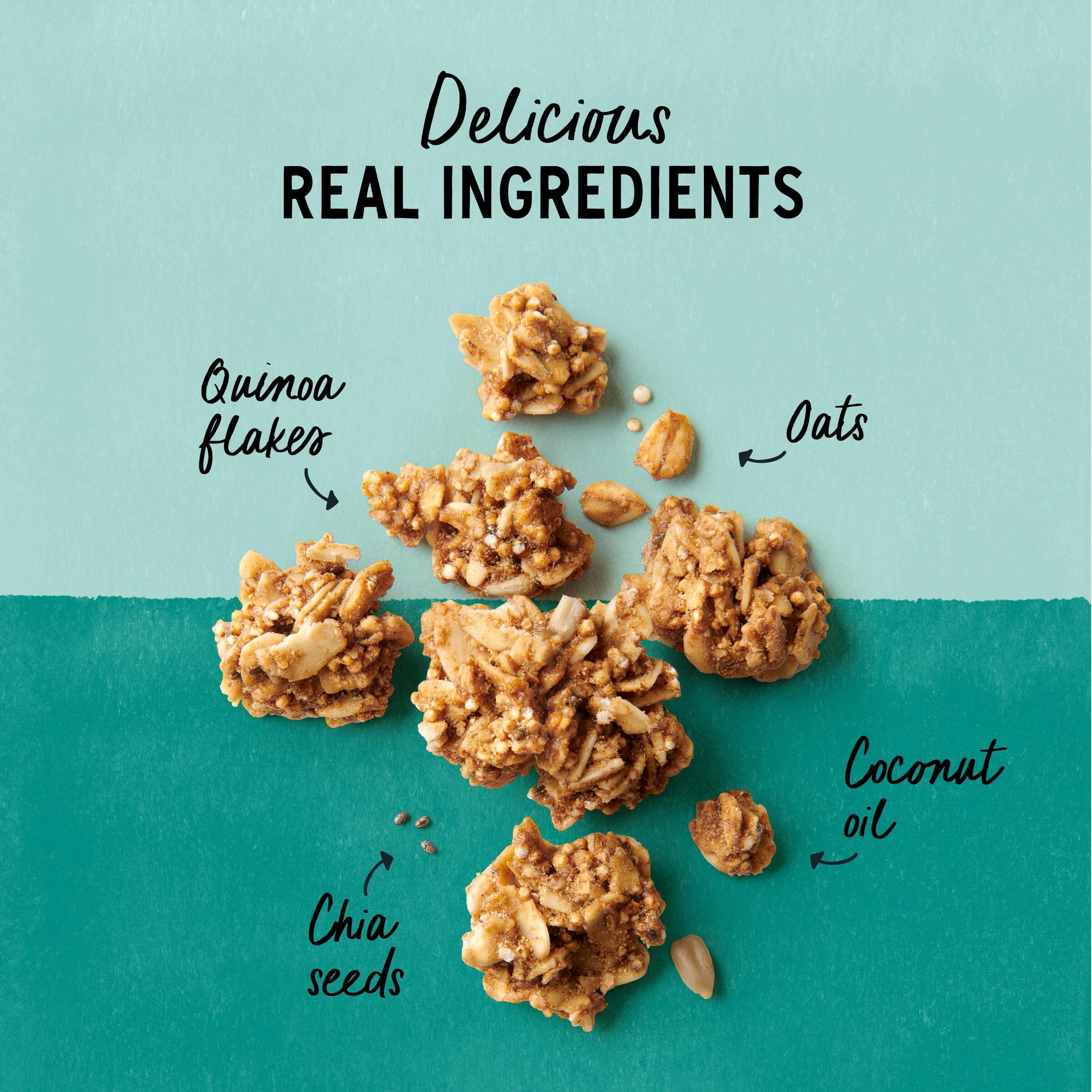 Purely Elizabeth, Maple Almond Butter, Ancient Grain Granola, Gluten-Free, Non-Gmo (3 Ct, 10Oz Bags)