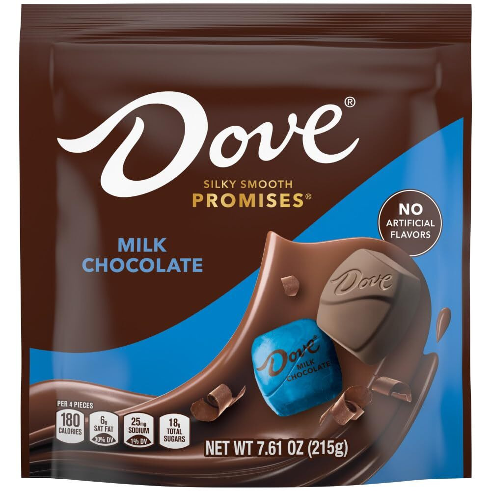 Dove Promises Milk Chocolate Candy, 7.61 Oz Candy Bag
