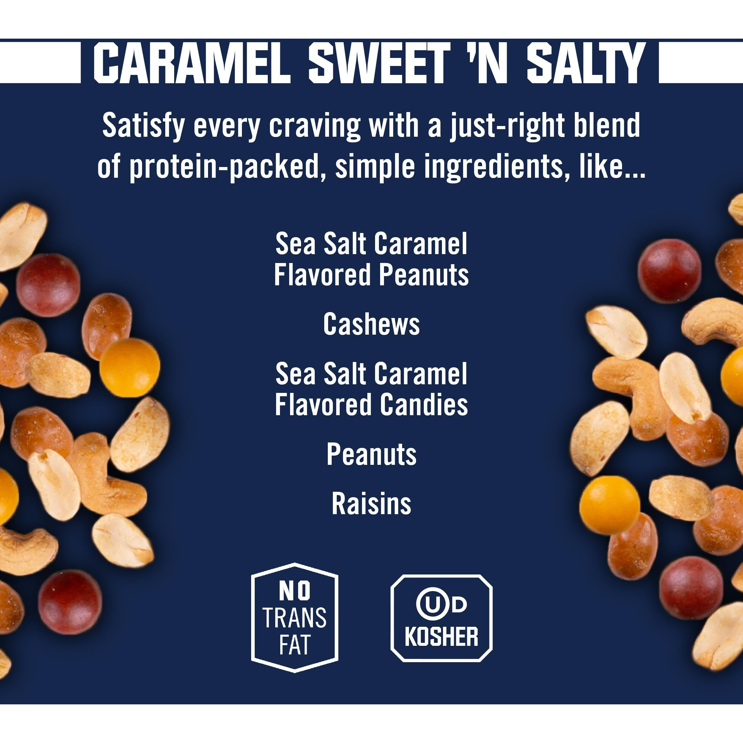 Kars Nuts Caramel Sweet N Salty Trail Mix - 5.5 Oz Snack Packs, Pack Of 12 - Snacks For Adults And Kids