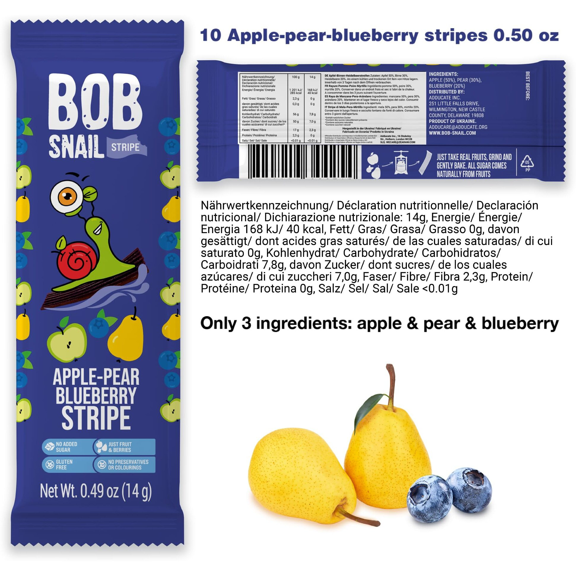 Snacks Variety Pack For Kids Adults - 30 Healthy Fruit Snacks Individual Packs For Kids Adults With Natural Mango Blueberries Pears And Apple Gluten-Free Vegan Low Carb Fruit Bar No Sugar Added