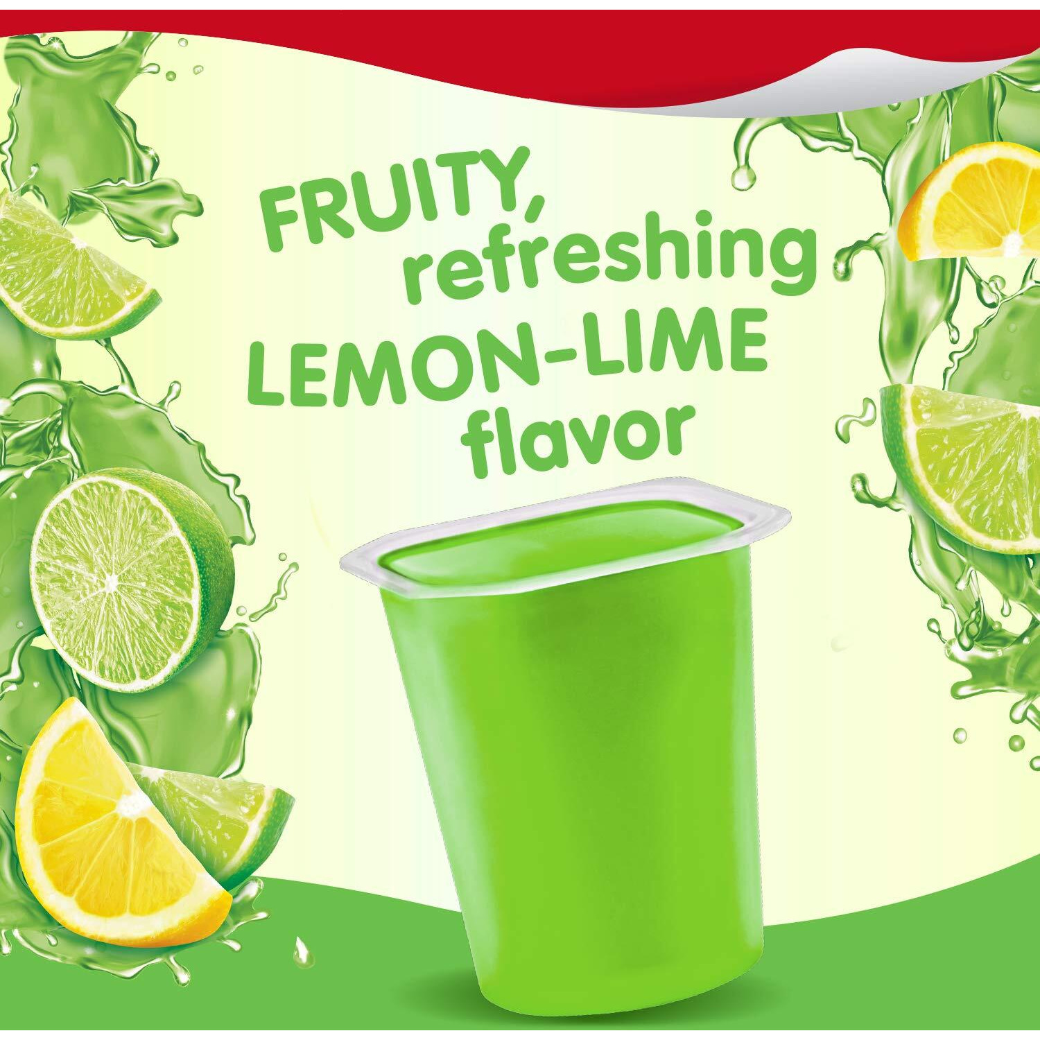 Super Snack Pack Lemon-Lime Juicy Gels, 6 Count, 8 Pack