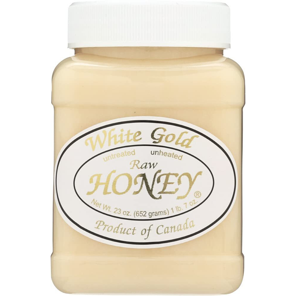 White Gold Raw Honey, 2 Pack, 23 Ounce Each  46 Ounce