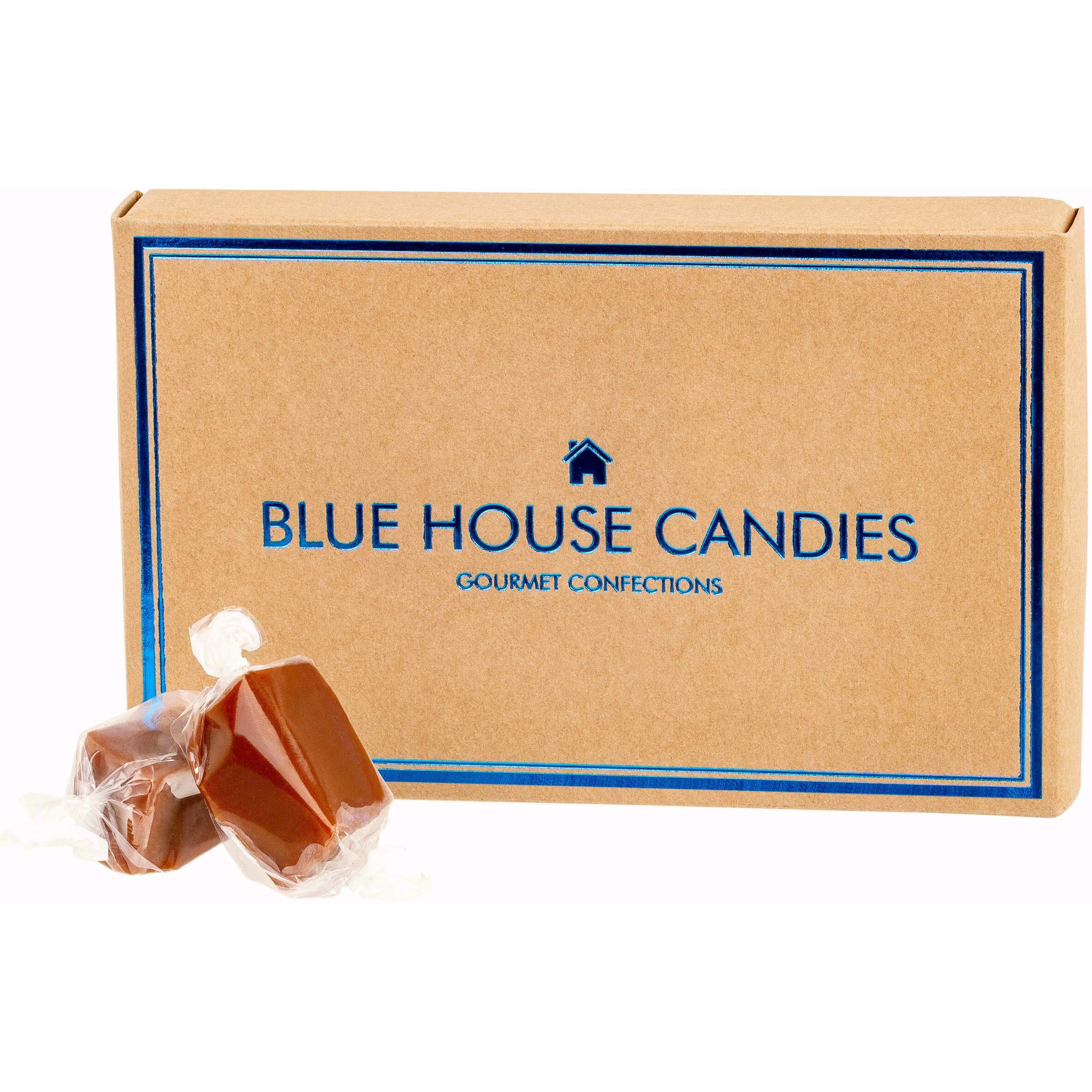 Blue House Soft And Chewy Handcrafted Gourmet Caramel Candies, Gift Boxed (Sea Salt Caramels)