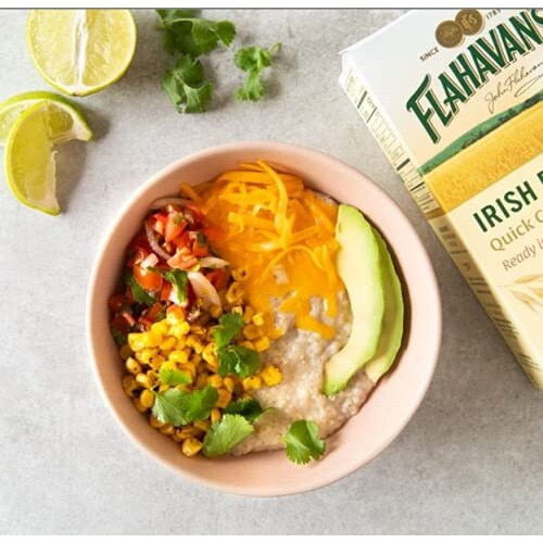 Flahavan's Quick Cooking Oatmeal 16 Pack Of, Irish Rolled Oats, 96 Ounce, (Pack Of 6)