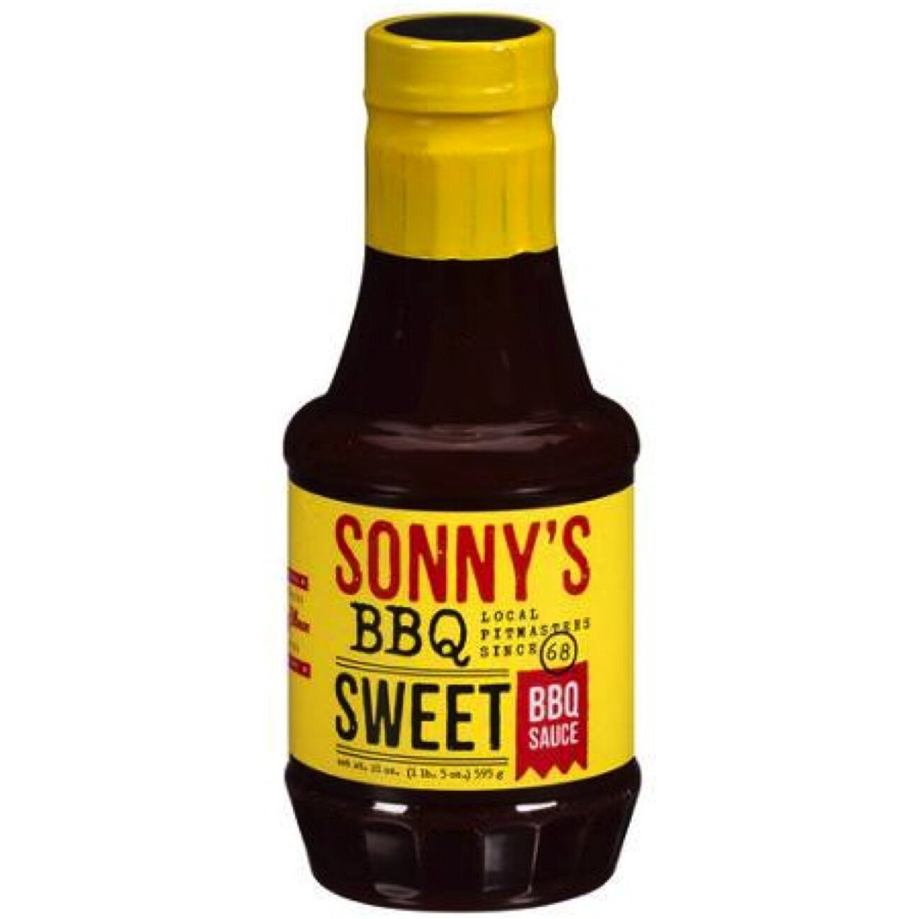 Sonny's Sweet Real Pit Barbecue Sauce 21 Oz Bottle