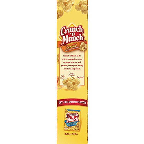 Crunch 'N Munch Caramel Popcorn With Peanuts, 6 Oz. (Pack Of 12)