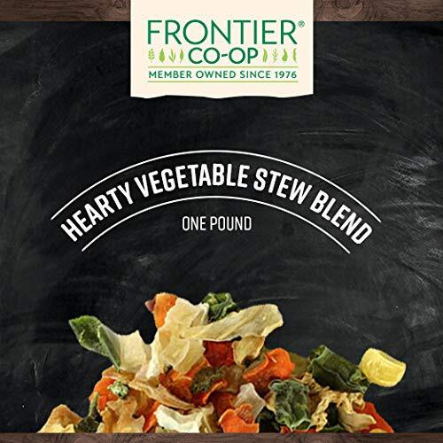 Frontier Co-Op Hearty Vegetable Herb Blend For Stew, 1Lb, Kosher - Mixed Dried Vegetables For Soup, Stir Fry, Ramen With Onion, Carrots, Peas, Corn, Potatoes & Parsley