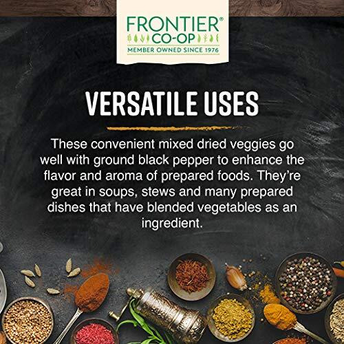 Frontier Co-Op Hearty Vegetable Herb Blend For Stew, 1Lb, Kosher - Mixed Dried Vegetables For Soup, Stir Fry, Ramen With Onion, Carrots, Peas, Corn, Potatoes & Parsley