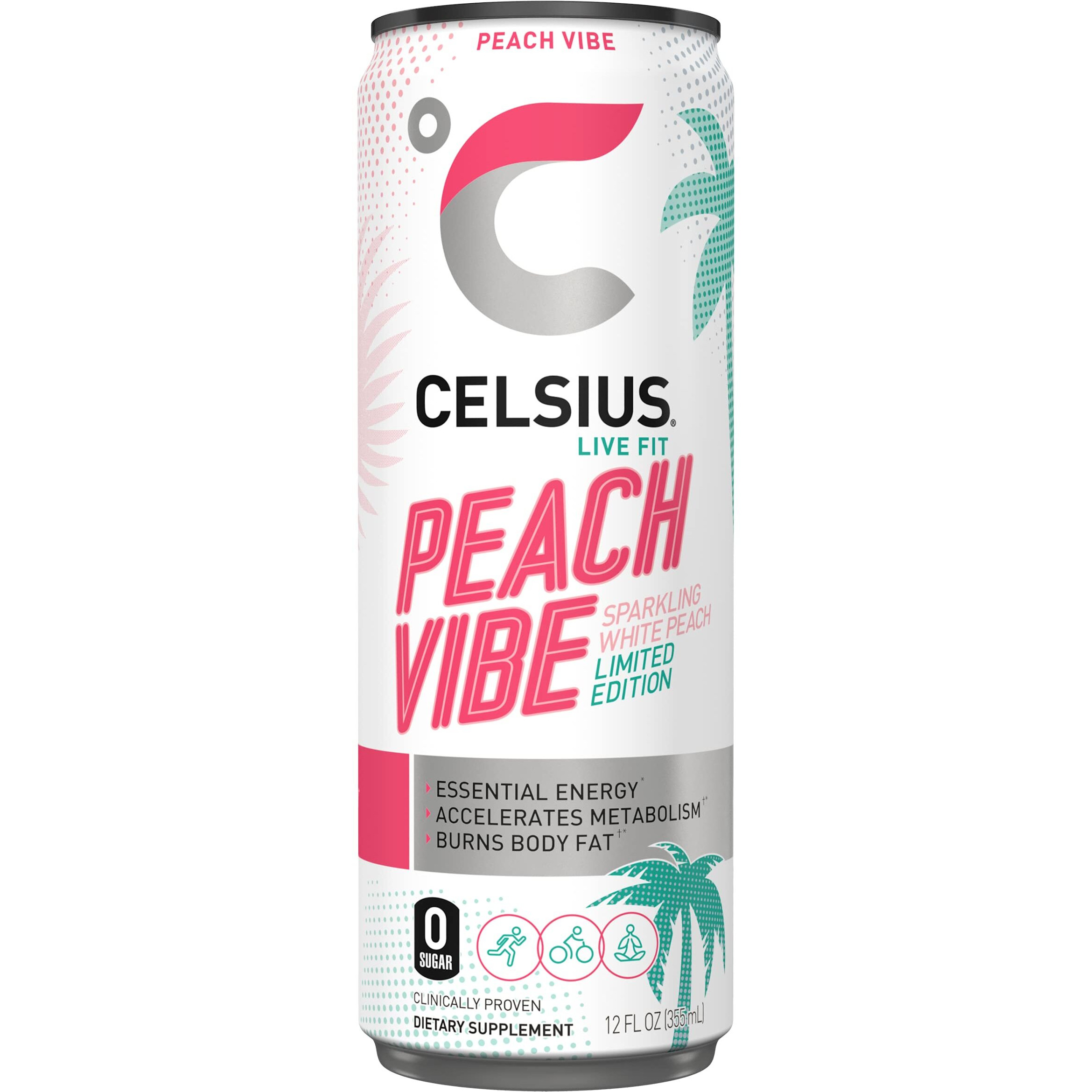 Celsius Essential Energy Drink, What's Your Vibe Variety Pack 12 Fl Oz (Pack Of 12)
