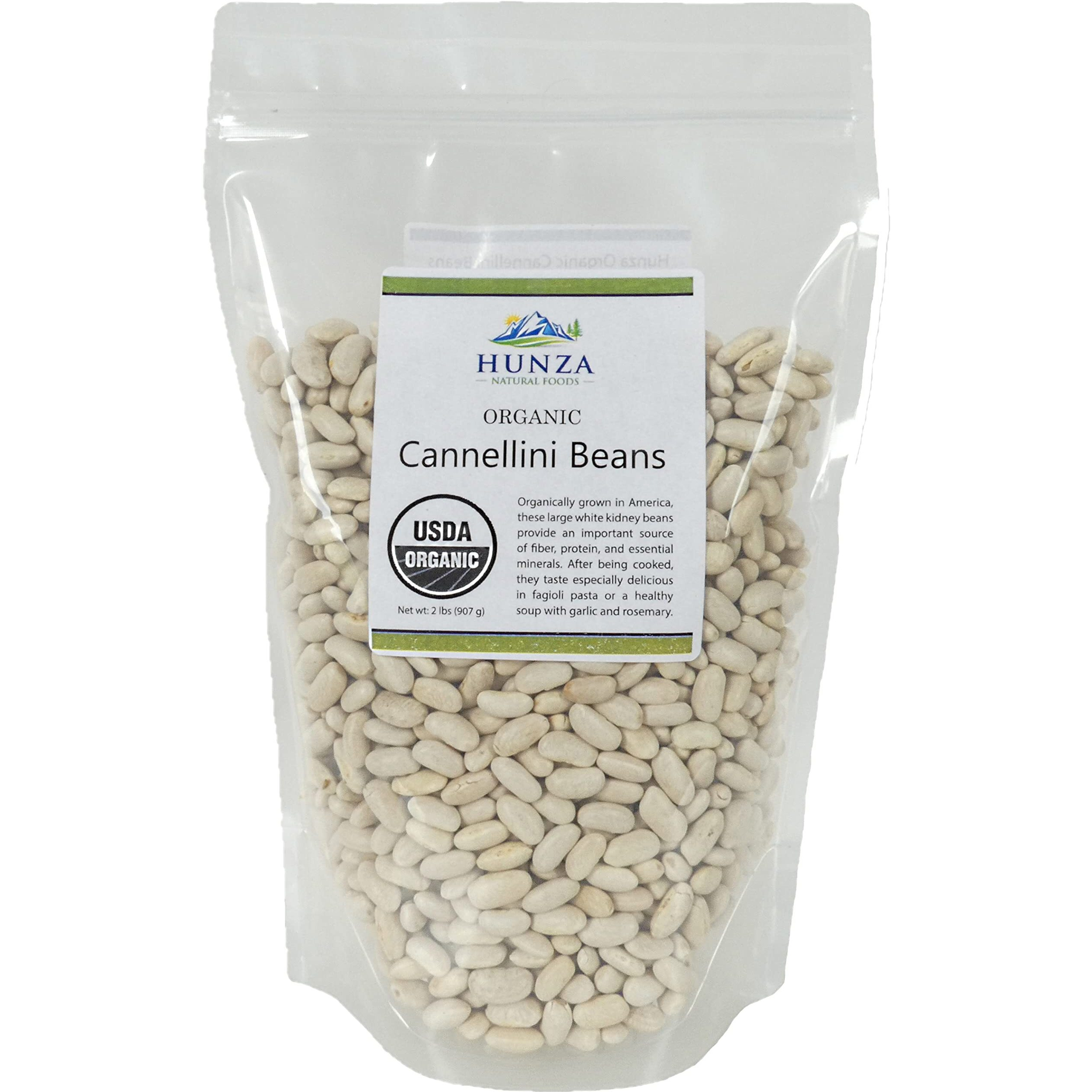 Organic Cannellini Beans - 2Lbs (Hunza)