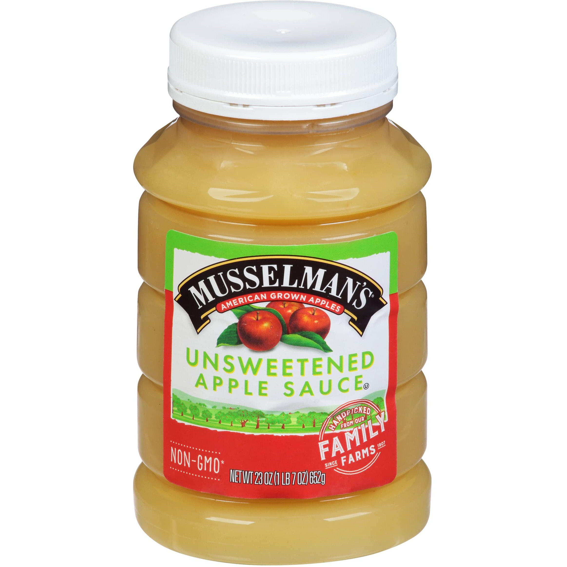 Musselman's Natural Unsweetened Applesauce 23 Oz