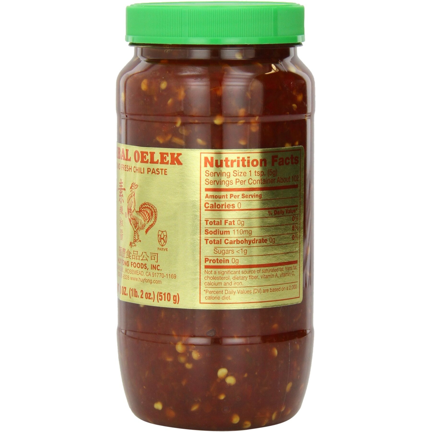 Huy Fong Sambal Oelek, 18 Ounce (Pack Of 12)