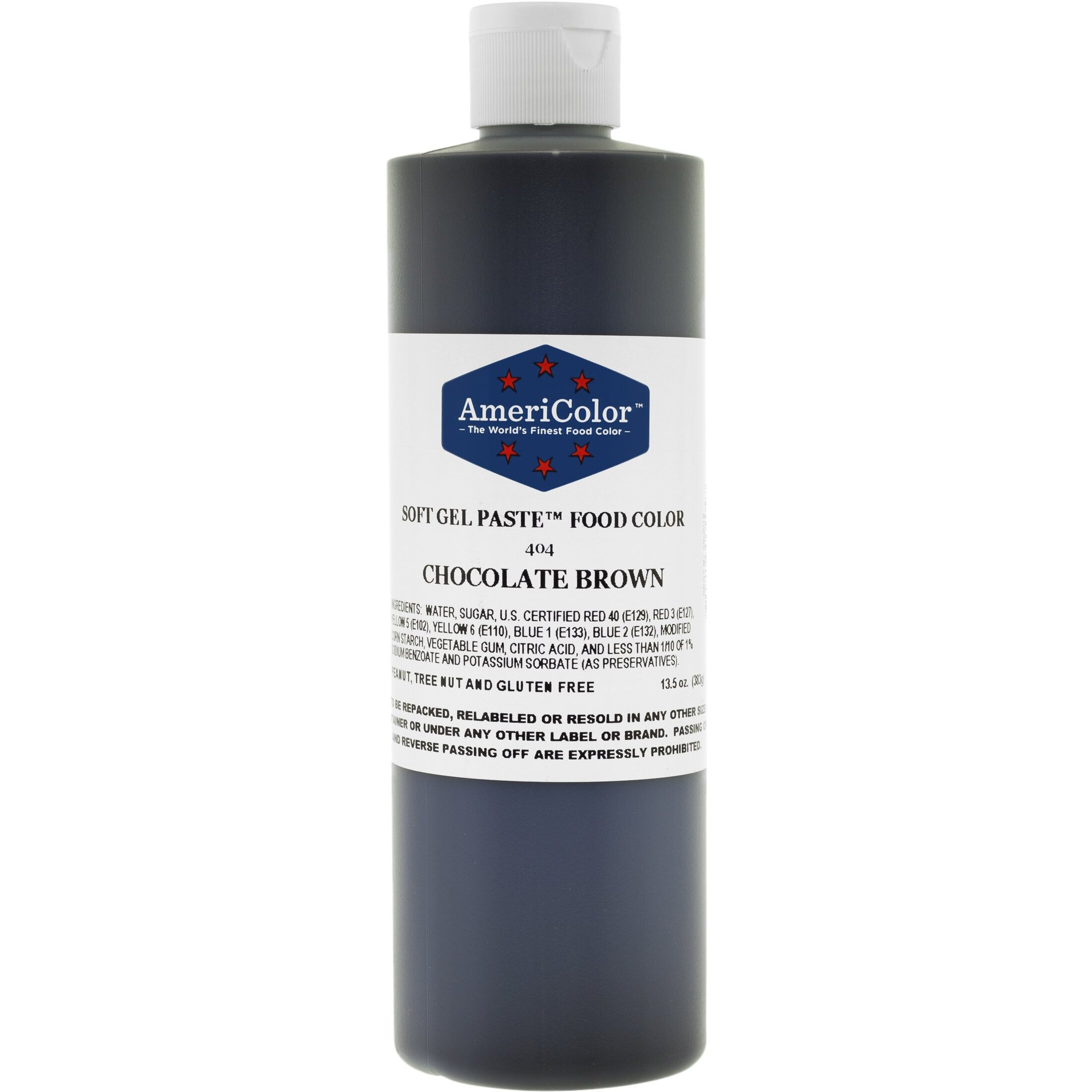 Americolor Soft Gel Paste Food Color, 13.5-Ounce, Chocolate Brown