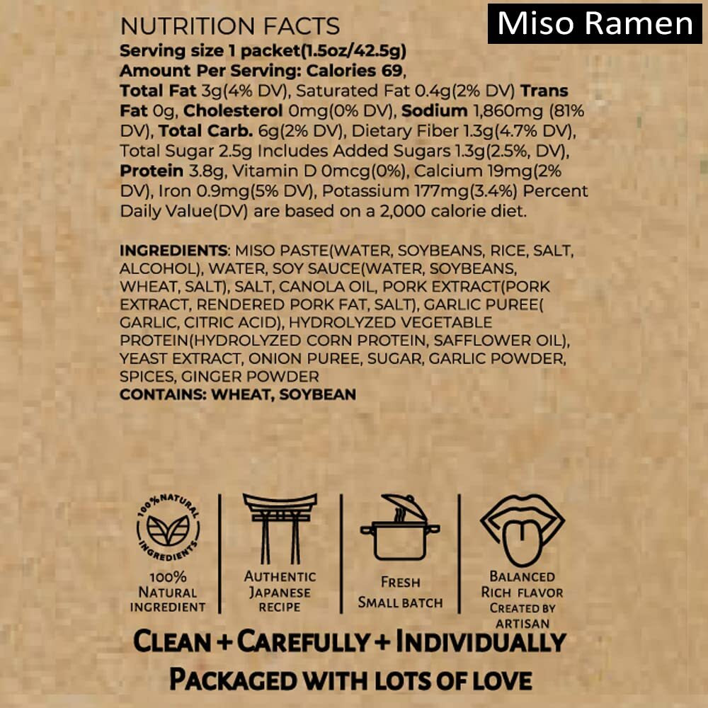 Kitchen Kurume Tonkotsu Ramen Broth Concentrate (Pack Of 6) & Miso Ramen Soup Base Concentrate (Pack Of 4) Assorted, Made In Usa, Japanese Ramen, 100% Natural, No Msg, No Preservatives, 17.4 Fl Oz