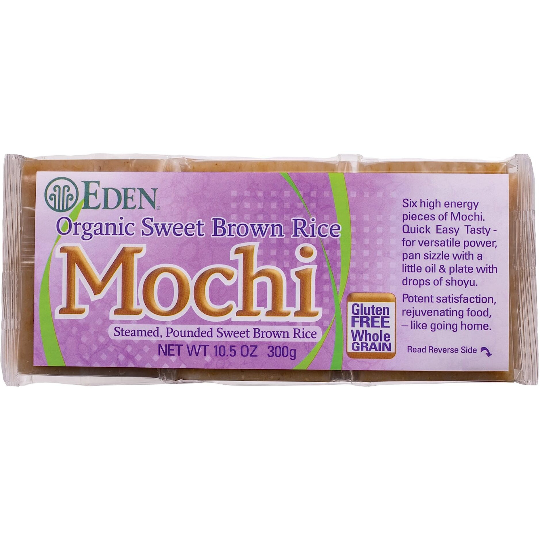 Eden Organic Sweet Brown Rice Mochi, Whole Grain, Traditionally Made In Japan, 10.5 Oz