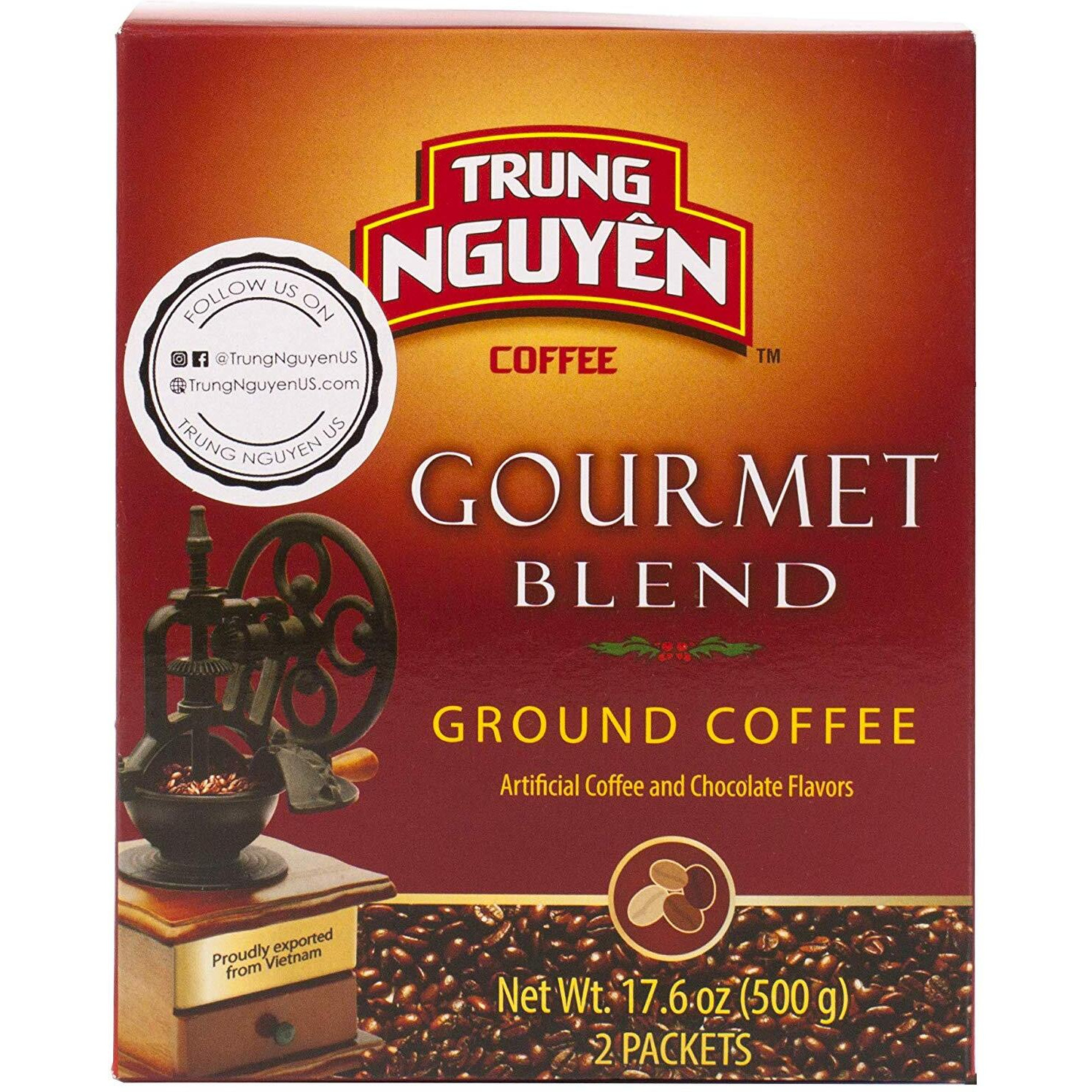 Trung Nguyen Gourmet Blend 2 Packets 17.6 Oz