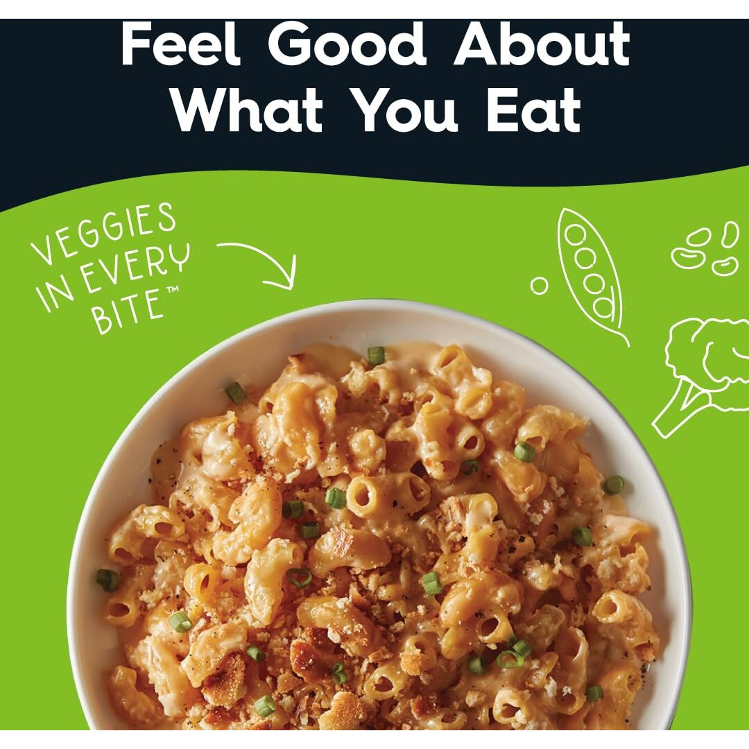 Veggiecraft Farms Elbow Pasta - New Improved Recipe - Protein Pasta, Cauliflower Pasta W/Lentils & Peas, Protein Noodles, Gluten-Free - 8 Oz (6 Pack)