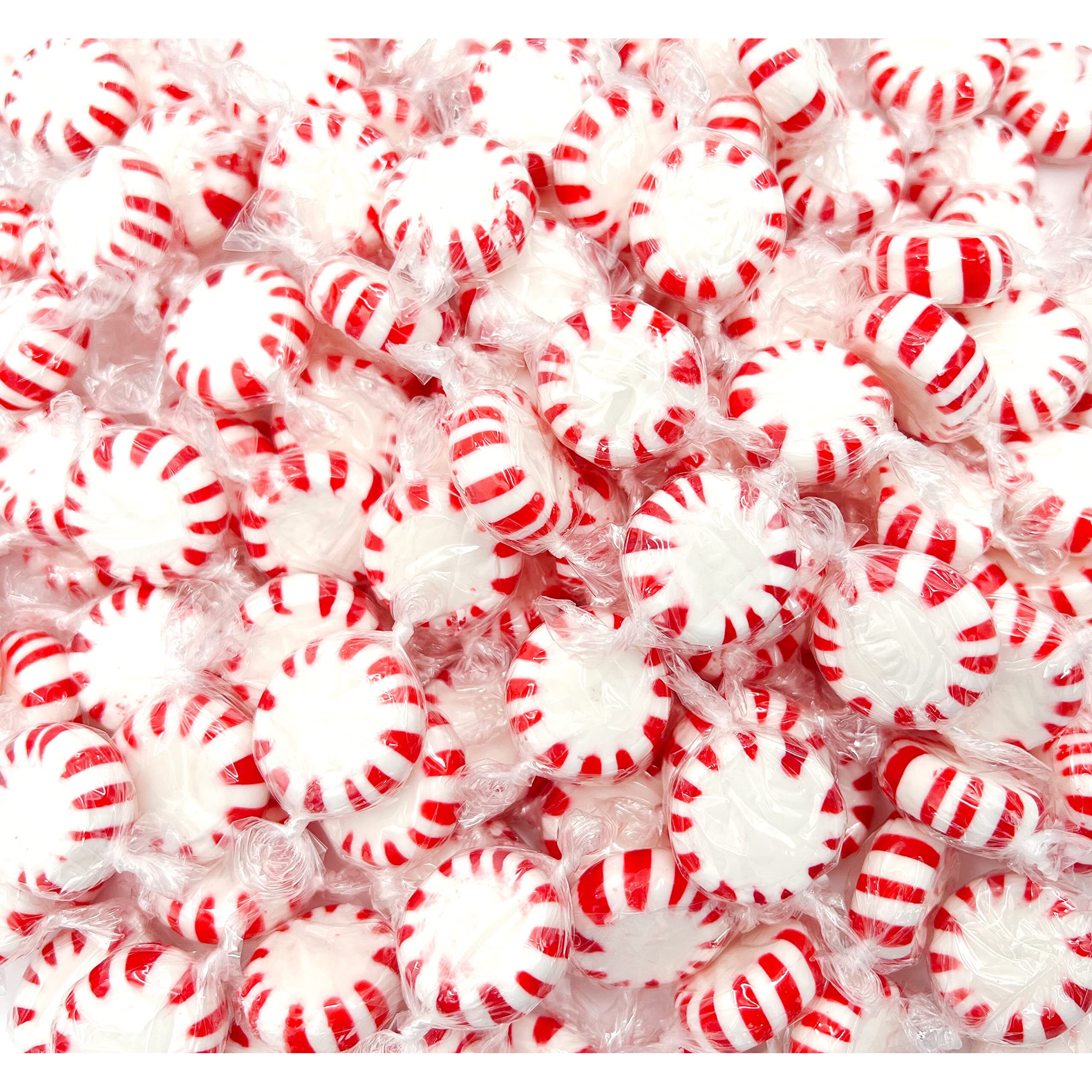 Starlight Peppermint Mints Hard Candy (2 Pound Bag - Approx. 150 Count)